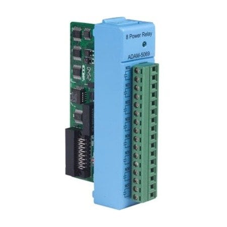 B+B Smartworx 8-CH POWER RELAY OUTPUT MODULE W/ LED ADAM-5069-AE