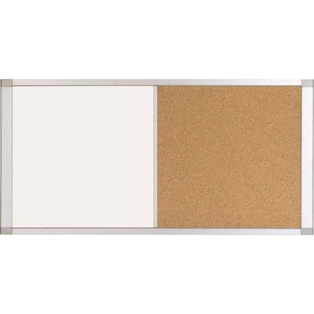 Mastervision 12"x36" Dry Erase Cubicle Board, Aluminum Frame XA10003700