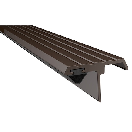 Pemko 355DS84 84" T Overlapping Astragal with Silicone Dark Bronze 355DS84