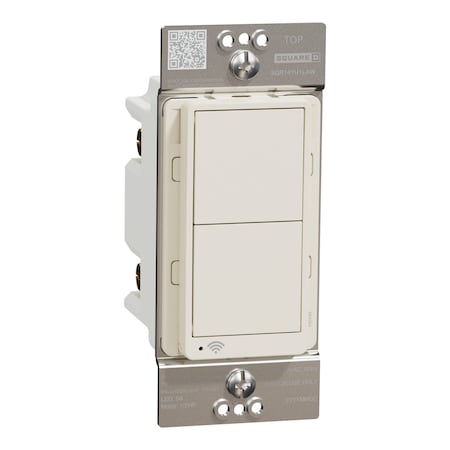 Square D Switch, X Series, Single Pole, Wifi SQR141U1LAW