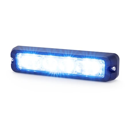 Ecco Directional Led, Multi-Mount, Blue/Clear ED3712BC