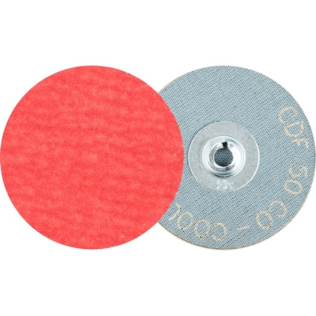 Pferd 2'' COMBIDISC Abrasive Disc - Type CD - Ceramic Fiber Disc, 80 Grit 40496