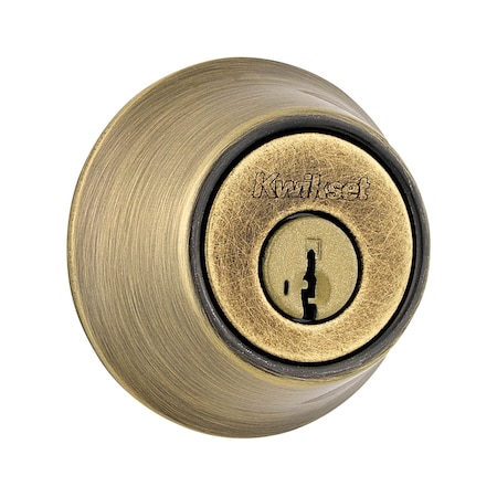 Kwikset Double Cylinder Deadbolt SmartKey with RCAL Latch and Dual RCS and 5303 Full Lip Strike 665-5S.DS