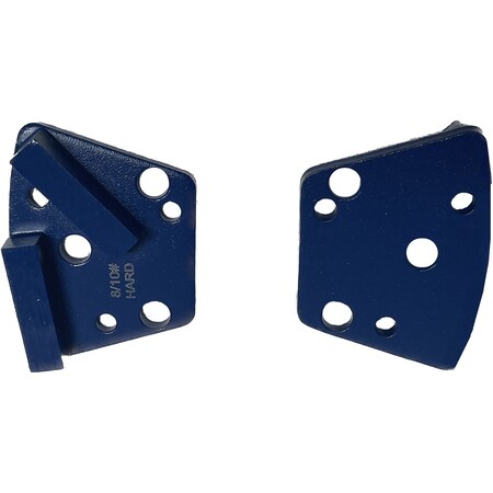 Vantage Product Diamond Grinding Disc for Trapezoid Grinders, 2 Bar Segment, 08/10 Grit, Hard Bond M-TQC10-2B0810-H