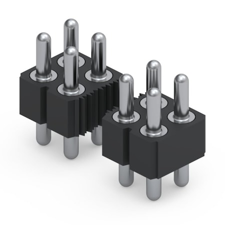 Mill-Max 10 Position Receptacle Connector Through Hole 802-90-024-10-004000