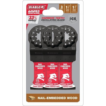 Diablo BLADE OSC BM STR NE WD 1-1/4IN DOS125CW3