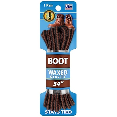 R.Islandtextile Shoe Gear Waxed Boot Laces 54 in 115002