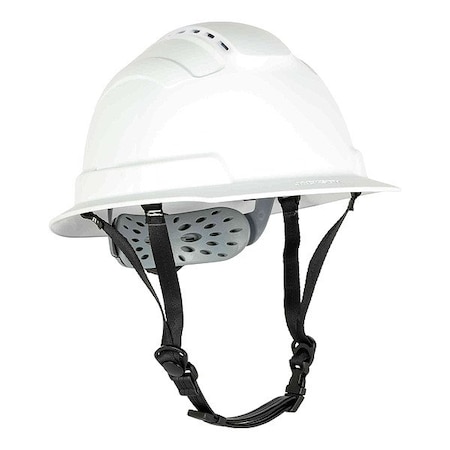 Jackson Safety Hard Hat, Full Brim, BLOCKHEAD2, White 22520