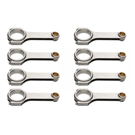 Eagle Specialty Products CRS65353D2000 6.53 in. 4340 H-Beam Connecting Rod Set with ARP2000 Bolt for Big Block Chevy EAGCRS65353D2000