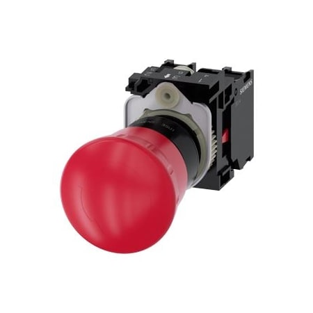 Siemens EMERGENCY STOP mushroom pushbutton 22 mm 3SU1100-1HB20-1PA0