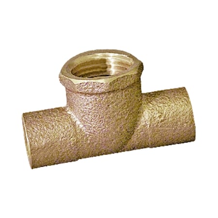 Nibco 3/4 in. Sweat X 3/4 in. D Sweat Brass Reducing Tee BF0300LC