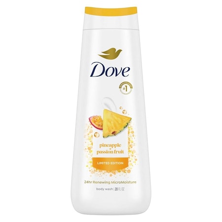Dove Pineapple and Passionfruit Body Wash, 20 Ounce, 4PK 64785084