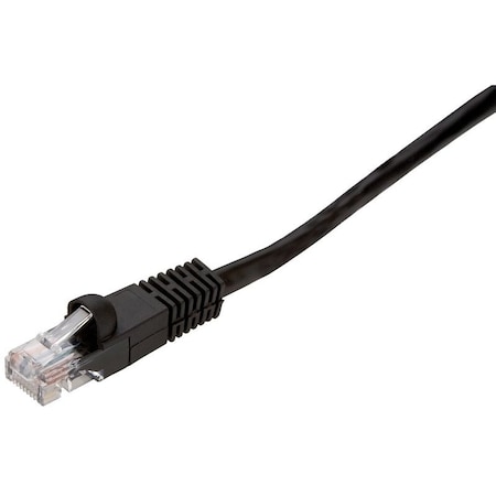 Amertac Network Cable, Cat6 Category Rating, RJ45, Black Sheath PN10256EB