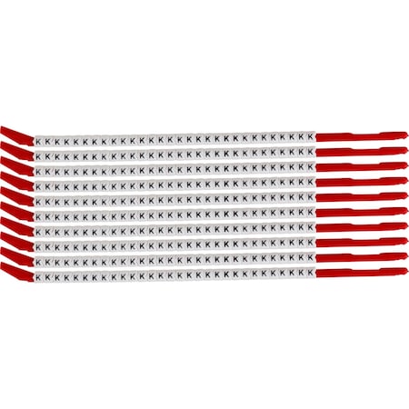Brady ClipSleeve Wire Markers Size 10 Nylon 16 AWG - 14 AWG, K Pack of 300 Each, 300PK SCN10-K