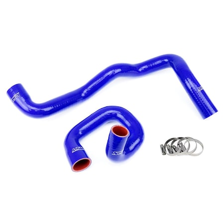 Hps Performance High Temp Reinforced Silicone Radiator Coolant Hose Kit, Blue,  57-1287-BLUE