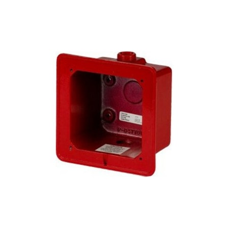 Edwards Signaling Weatherproof Box, Red 2459-WPB-R
