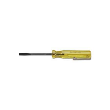 Stanley 100 Plus Pocket Screwdriver, 1/8 in, 4-3/8 in Overall L 680-66-101-A