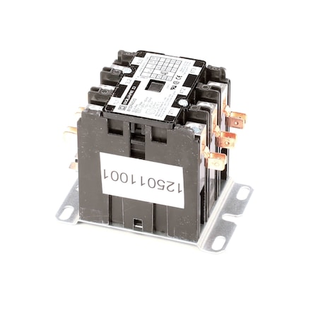 Hussmann Contactor, 3 Pole, 50 Amp, 110/120 Volt 50/60HZ Coil, 8910DPA43V02 125011001