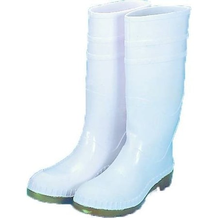 Mutual Industries Work Boot Over the Sock White Size 9, 2PK M14504-2-9