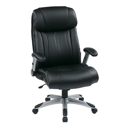 Office Star Products Executive Office Chair, Black, 275 lb cap. ECH38665A-EC3