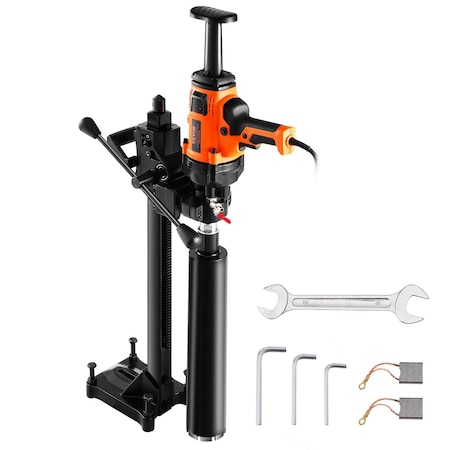 Vevor Diamond Core Drill Machine Handheld Concrete Core Drill Rig 4in Bit 1500W Z1Z-CF02-80
