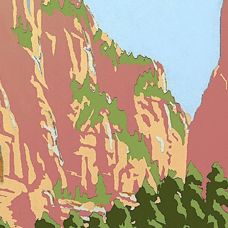 Homeroots 36" x 48" Zion National Park c1938 Vintage Travel Poster Wall Art 394383