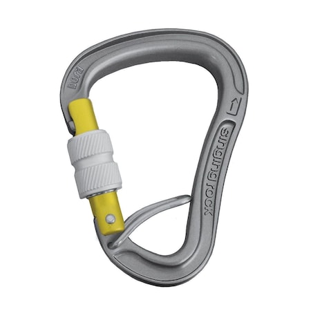 Singing Rock Bora Gp HMS Screw Gate Belay Anodized Carabiner 449010