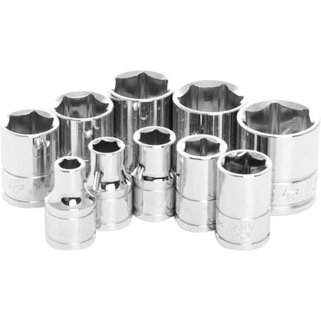 Wilmar .38in. Drive Standard Socket Set, 6PK W38002