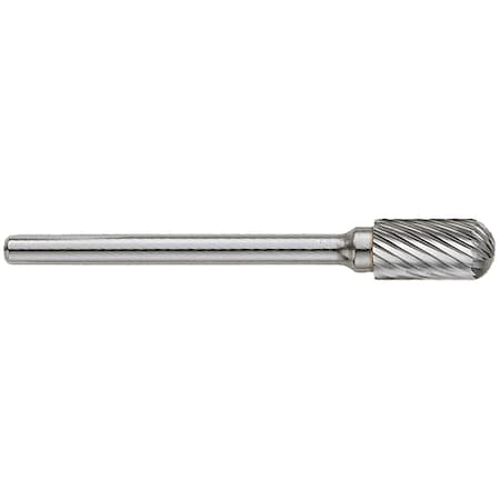 Garr Tool Rotary File/Burr, Series: Modle SC Series, Radius, 1/4 in Head Dia, 1/2 in Length of Cut 74060