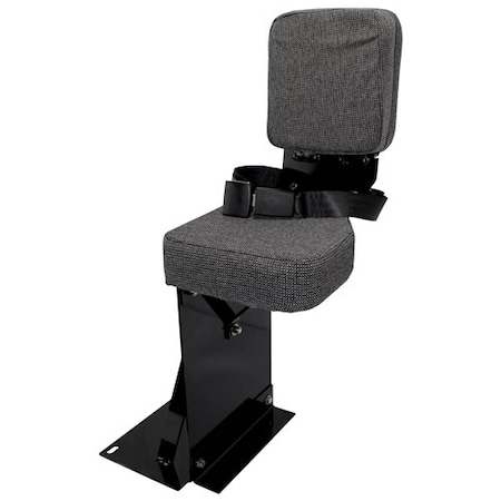 Uni Pro Instructional Buddy Seat for Case IH 9100-9300/Steiger Series Tractors, Gray Fabric 8134