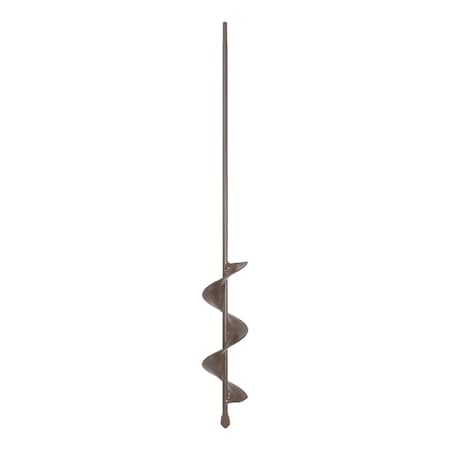 Ames Planting Auger Drill Bit, 0.25-inch Hex, Steel, Rust-proof 2917600