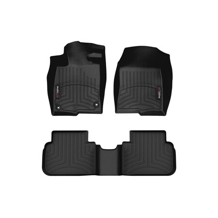 Weathertech Black, Front and Rear Floorliners 441692-1-3