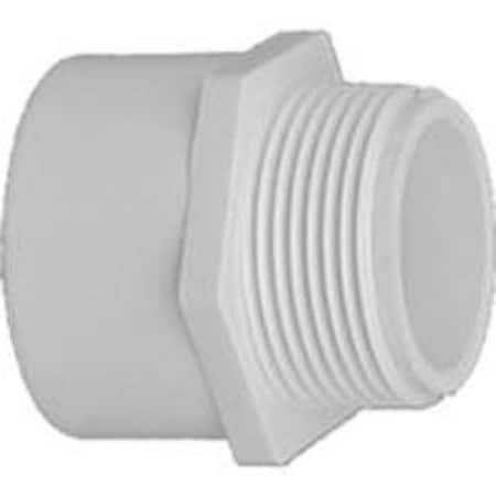 Charlotte Pipe And Foundry PVC 021090600HA 1/2 IN MALE ADAPTR SCH40 S X MI PVC 02109 0600HA