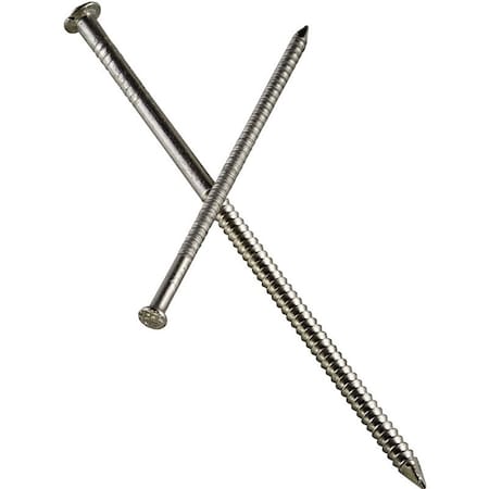 Simpson Strong-Tie Siding Nail, 5d, 1-3/4 in L, 316 Stainless Steel, Full Round Head, Annular Ring Shank, 1 lb T5SND1