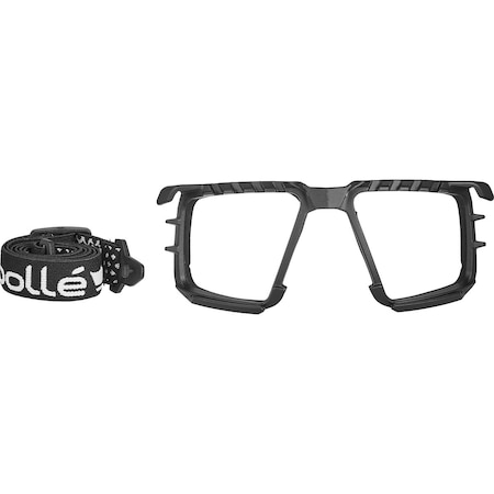 Bolle Safety Rush+, Safety Glasses, Not Applicable, Not Applicable Lens, Black Frame, Frameless RUSXSN70U