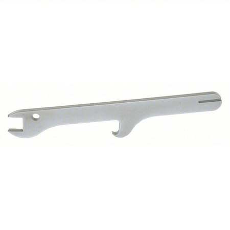 Zoro Select Drum Wrench, Steel, Silver, 14-3/16 in. L DRUM-PLB