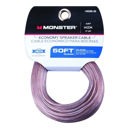 Monster Cable Just Hook It Up 50 ft. L Speaker Wire AWG 140299-00