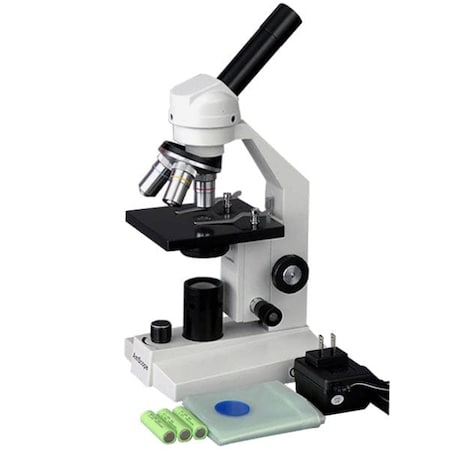Amscope Overstock 40x-640x Student Compound Microscope - LED Cordless M200A-LED