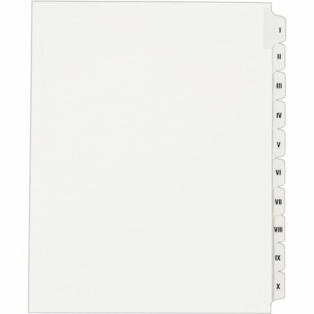 Avery reg Individual Legal Dividers, White AVE82319