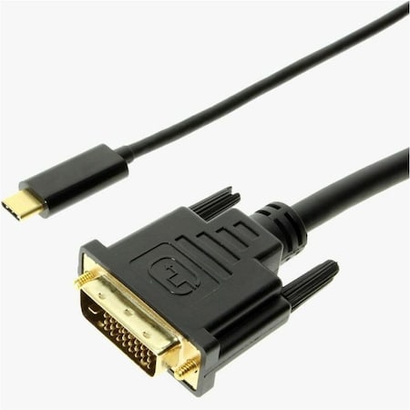 Axiom Usb-C Male To Dvi Male Adapter Cable 6Ft USBCDVIM06-AX