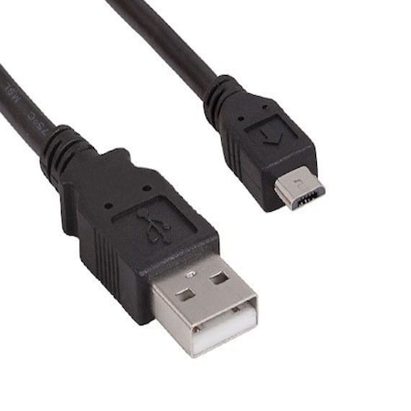 Sanoxy 0.5ft USB 2.0 A Male to Micro B Male Cable, Black SNX-CBL-LDR-U2103-11HF