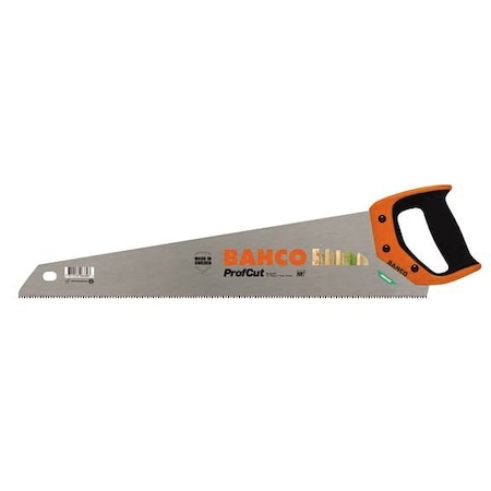 Bahco Bahco Handsaw, Bi-Mold Handle, 22", 7 TPI BAHPC22FILEU