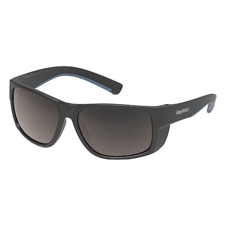 Hexarmor Safety Glasses, Anti-Scratch, AP Blue Lens, Blue/Gray Frame, Full-Frame 13-13006-15