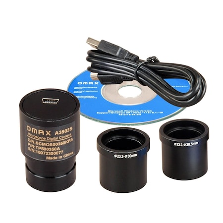 Amscope OMAX 0.3MP USB 2.0 Digital Eyepiece Camera for Microscopes A3503S