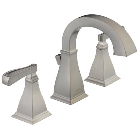 Delta Lakewood Two Handle Widespread Bathroom Faucet 35718-SP-DST