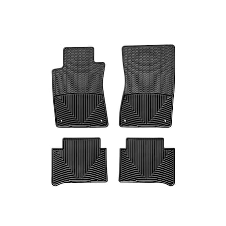 Weathertech Black, Front and Rear All Weather Floor Mats MB W219 B