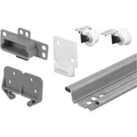 Prime-Line Drawer Track Kit, Undermount Mounting, Galvanized Steel, Purple R7125