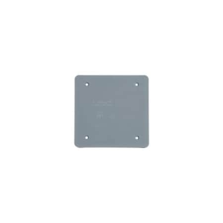Carlon COVER BOX SQ PVC 2G BLANK GRAY E9802CN-CAR