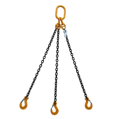 Starke Chain Sling, 3/8in, G80, Sling Hook, 2 ft SCSG8038-3LS-2