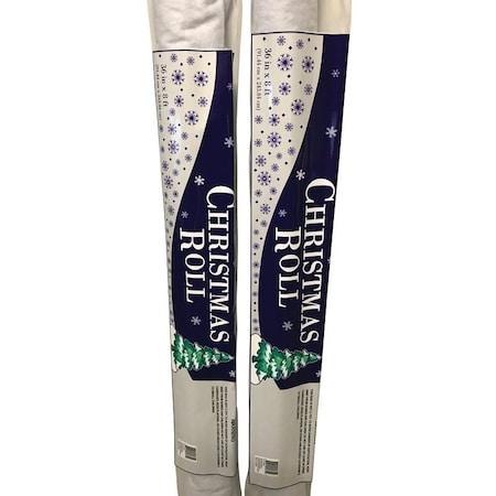 Santas Forest Gift Wrap, Paper, White 81500